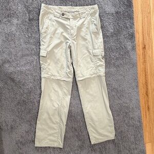 Convertible Cargo Pants in Light Khaki - Women's